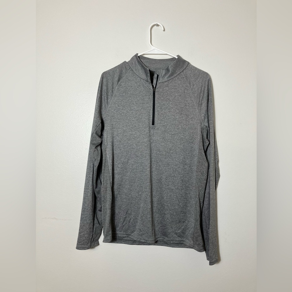 gilly hicks Men’s 1/4 Zip Pullover Men’s Sz S Gray Long Sleeves Athletic‎ Casual